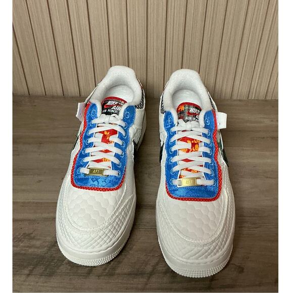 Nike Air Force 1 Low Shadow Multicolor Sneakers Women’s 9 DZ5193-100 - Picture 4 of 9